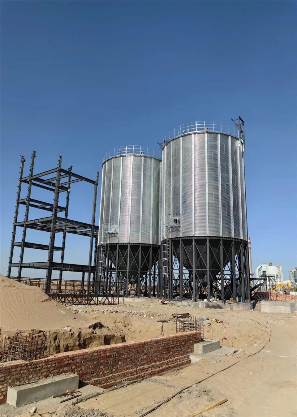Cottonseed Hopper Steel Silos
